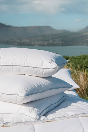 MM Down All Around Goose Feather & Down Pillow  Luxury Hotel Collection
